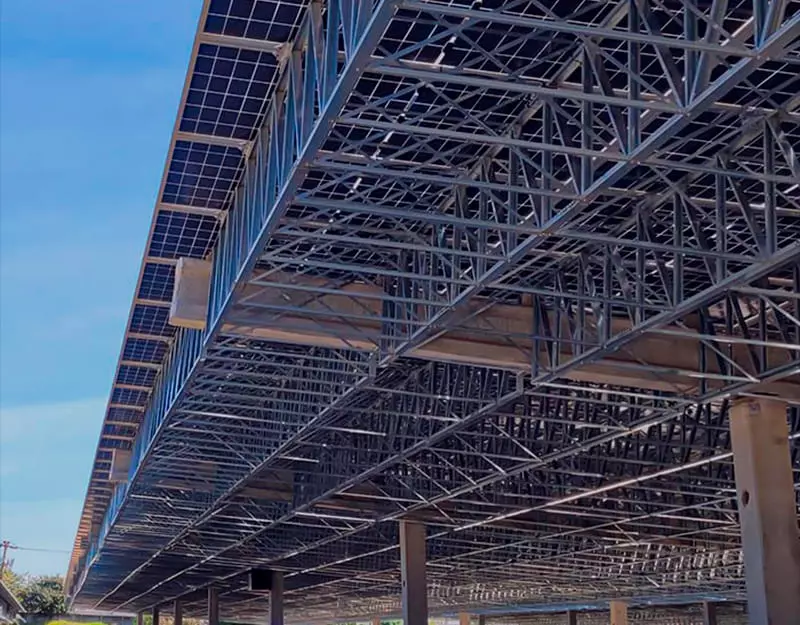 foto de estrutura para projetos solares